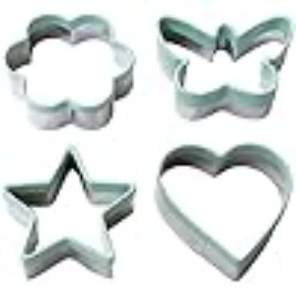 Cookie Cutter Set Star Flower Heart Butterfly Biscuit Cutters Stainless Steel